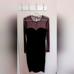 Elegant Burgundy Dress (Suzy Shier)